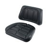 A & I Products Seat Cushion Set, Trapezoid, Black 19" x19" x12" A-T103BL